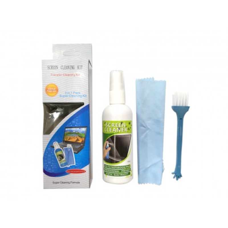 Cleaner Screen Mini 3 In 1 Pack Traveller Super Cleaning Kit